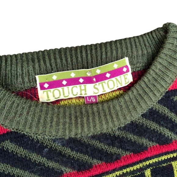 Vintage Coogi Style Knit Tough Duck Knit Sweater Large - Picture 5 of 6